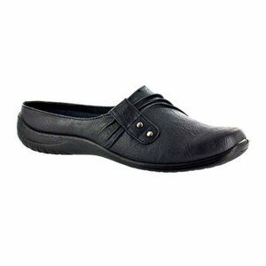 Easy Street Holly Comfort Mules Clogs Black 8M